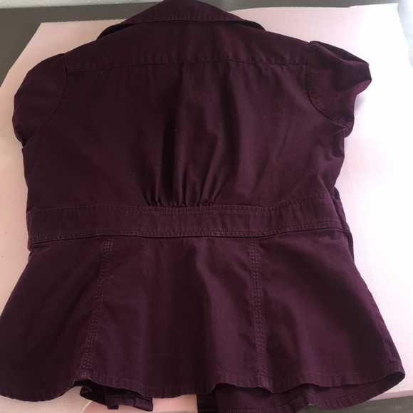 Banana Republic Deep Burgundy Button Down Shirt - Picture 4 of 4